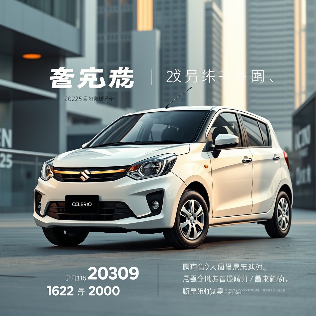 ใหม่ Suzuki Celerio 2025-2026 ราคา ซูซูกิ เซเลริโอ ตารางผ่อน-ดาวน์